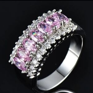 New Stunning pink women's ring various sizes available